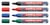Viltstift edding 250 whiteboard rond 1.5-3mm rood