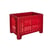 Grote bak inhoud = 535 l, 4 voeten rood