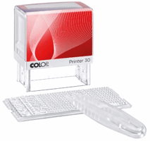 Tekststempel Colop Printer 30/1 personaliseerbaar 5regels 47x18mm