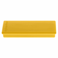 Rechthoekige magneet b x l x h = 22x55x8 mm (Kleur: Geel)