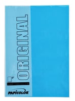 Kopieerpapier Papicolor A4 200gr 6vel hemelsblauw