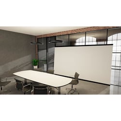 CHAMELEON LEAN WALL zonder frame geëmailleerd staal, wit b x h =3920x2216 mm, 4 panelen