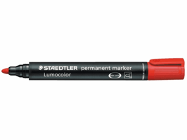 Viltstift Staedtler 352 rond rood 2mm