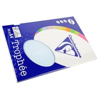 Papier CF A4 160g azuurblauw/pk50v