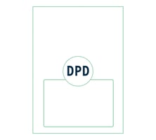 Retourlabel DPD IEZZY A4 1.000 vel 161,5x100mm 1000 labels