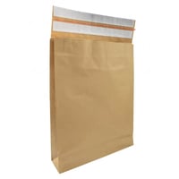 Papieren verzendenvelop E-Green, Bruin, 350x450x120mm, 110 gram met retourstrip