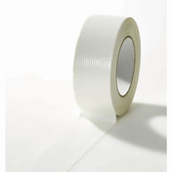Textiellint, gekleurd, dikte 165 µm lengte 50 m, breedte 38 mm, VE = 24 rollen wit