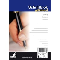 Schrijfblok Kangaro A6 lijn 60g 100v/p10