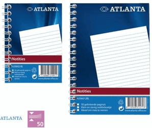 NOTITIEBOEK A2060-2 103X74MM ZIJSPIRAAL 50BLAD artikel afbeelding