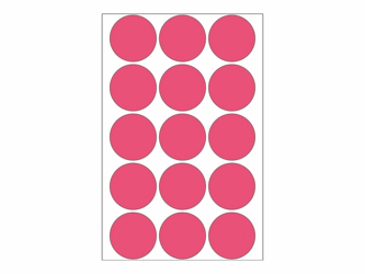 ETIKET HERMA 2276 ROND 32MM FLUOR 360ST ROOD artikel afbeelding