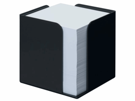 Memokubus Djois Re-Solution recycled 95x95x95mm + 700vel zwart