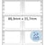 Etiket HERMA 8220 88.9x35.7mm 2-baans wit 8000 stuks