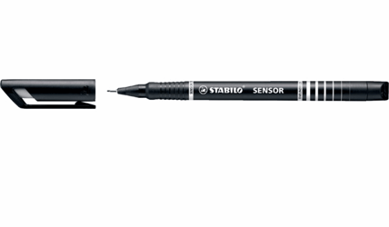 FINELINER STABILO SENSOR 189/46 ZWART artikel afbeelding