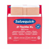 Navulling voor SALVEQUICK 6 VE elastische pleisterstrips, elk 21 stuks VE à 6 stuks