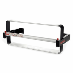 Dispenser tbv 1 rol, Ø 12.5 cm, max. rolbreedte 90 cm, incl. 1 scheurmes en wandsteunen artikel afbeelding