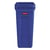 Kringloopmateriaal verzamelaar van kunststof inhoud 60 l, b x h x d = 279x635x558 mm blauw