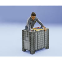 Grote bak van polyethyleen inhoud 380 l