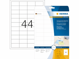 Etiket HERMA 4680 48.3x25.4mm transparant 1100 stuks