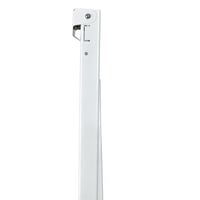 Flipchart MAULoffice, mobiel met vier poten hoogte 2015 mm, paneelhoogte 1000 mm wit