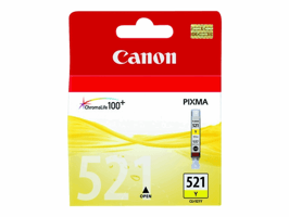 INKCARTRIDGE CANON CLI-521 GEEL artikel afbeelding