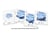 Notitieboek Ocean WP A4 ruit wit/blauw