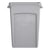 Kringloopmateriaal verzamelaar van kunststof inhoud 87 l, b x h x d = 279x762x558 mm, ventilatie-openingen grijs