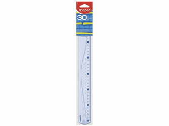Maped Liniaal 30 cm, Geometric, Transparant artikel afbeelding