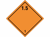 Gevarenetiket A92, 100X100mm oranje opdruk zwart. Klasse 1 Explosieven 1.5 artikel afbeelding