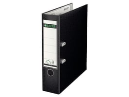 Leitz 180° Ordner, A4, Rugbreedte 80 mm, Karton met Polypropyleen, Zwart