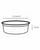 PLA deli container 240ml/12,1cm Ø x 3,5cm hoog