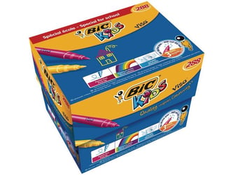 BIC® Kids Visacolor Stiften, Niet-permanent, 0,9 mm, Assorti (pak 288 stuks) artikel afbeelding