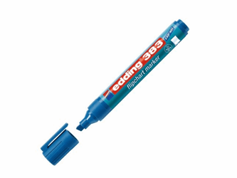 Edding Flipover marker 383 1 - 5 mm, blauw (pak 10 stuks) artikel afbeelding