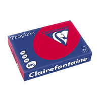 Papier CF A4 80g kersenrood/pk500v