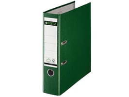 Leitz 180° Ordner, A4, Rugbreedte 80 mm, Karton met Polypropyleen, Groen