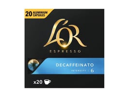 Koffiecups Douwe Egberts L'Or Espresso Decaffeinato 20 stuks