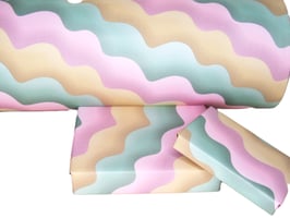 50cm x 150 mtr. gecoat papier 65gram, design