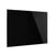 Designbord van glas, magnetisch b x h = 600x400 mm kleur diepzwart