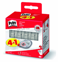 Correctieroller Pritt compact 4.2mmx10m valuepack à 4+1 gratis