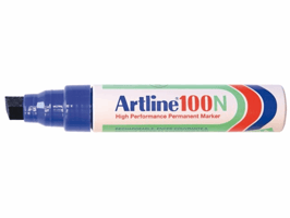 Viltstift Artline 100 schuin 7.5-12mm blauw
