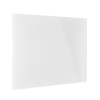 Designbord van glas, magnetisch b x h = 800x600 mm kleur briljant wit
