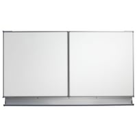 Inklapbaar wandbord b x h open = 4000x1000 mm breedte basisbord 2000 mm