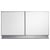 Inklapbaar wandbord b x h open = 4000x1000 mm breedte basisbord 2000 mm