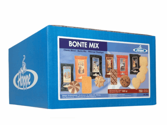 Hoppe Koekjes Bonte Mix (doos 150 stuks) artikel afbeelding