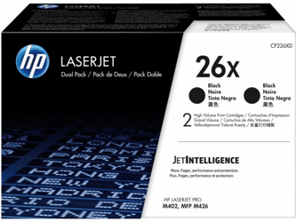 TONERCARTRIDGE HP 26X CF226XD 9K ZWART artikel afbeelding