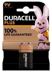 Batterij Duracell Plus 1x9Volt artikel afbeelding