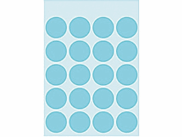 Etiket HERMA 1873 rond 19mm blauw 100 stuks