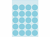 ETIKET HERMA 1873 ROND 19MM 100ST BLAUW artikel afbeelding