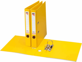Ordner Quantore A4 50mm PP geel