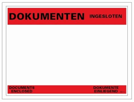 A5 Paklijst Enveloppen 225x165mm Documenten ingesloten