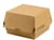 FSC® golfkarton hamburgerbox 120x120x95mm artikel afbeelding